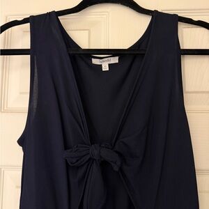 Splendid Reversible Tie-Front Midi Dress